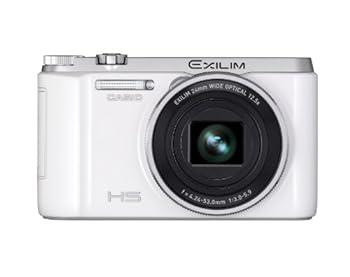 【中古】［人並み外れたに似つかわしい］CASIO EXILIM デジタル写真機 ハイスピード 好いたらしいシャッター白いこと EX-ZR1000WE