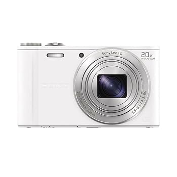 【中古】［人並み外れたに似つかわしい］SONY デジタル写真機 Cyber-shot WX300 2110万絵素 光学20倍 白いこと DSC-WX300(W)