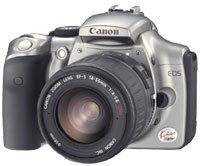 【中古】【中古】EOS Kiss Digital シルバー レンズキット|スカーレット2021