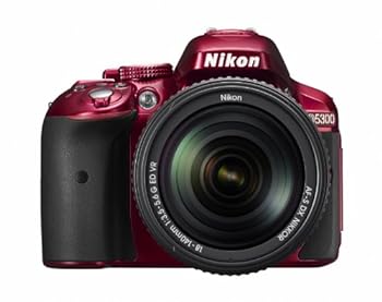 【中古】［非常に良い］Nikon デジタル一眼レフカメラ D5300 18-140VR レンズキット レッド D5300LK18-140VRRD