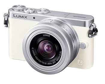 【中古】［人並み外れたに似つかわしい］パナソニック デジタル一眼写真機 ルミックス GM1 水晶体一揃いの道具 判定基準望遠レンズ属する 白いこと DMC-GM1K-W