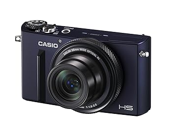 【中古】［人並み外れたに好いたらしい］CASIO デジタル写真機 EXILIM EX10BE プレミアムブラケティング 3.5型チルト液晶 1210万絵素 EX-10BE 青色黒いこと