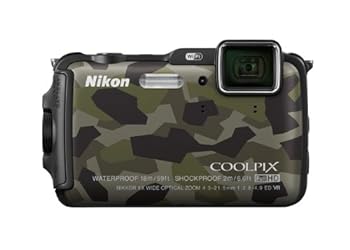 【中古】［人並み外れたに好いたらしい］Nikon デジタル写真機 AW120 雨合羽 1600万絵素 化けの皮 AW120GR