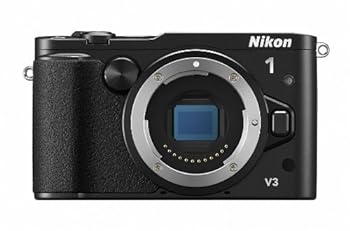 【中古】Nikon ミラーレス一眼Nikon 1 V3 ボディ ブラック N1V3BK