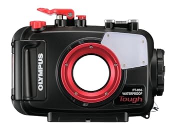 【中古】［非常に良い］OLYMPUS デジタルカメラ STYLUS TG-3 & TG-4Tough用 防水プロテクター 45m PT-056｜スカーレット2021
