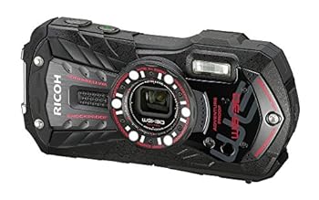 【中古】［非常に良い］RICOH 防水デジタルカメラ RICOH WG-30 エボニーブラック 防水12m耐ショック1.5m耐寒-10度 RICOH WG-30 BK 04591