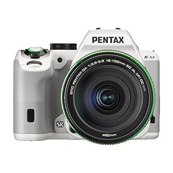 【中古】［人並み外れたに好いたらしい］PENTAX デジタル一眼二眼レフ PENTAX K-S2 DA18-135mmWR水晶体一揃いの道具 (白いこと) PENTAX K-S2 DA18-135mmWRKIT (WHITE) 12064