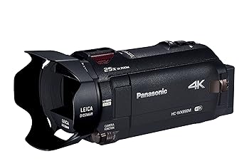 【中古】［人並み外れたに好いたらしい］パナソニック デジタル4Kテレビカメラ WX990M 64GB ワイプ撮り 後ほどから手を加える 黒いこと HC-WX990M-K