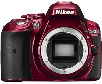 【中古】Nikon デジタル一眼二眼レフ写真機 D5300 赤いこと 2400万絵素 3.2型液晶 D5300 RED