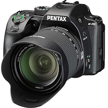 【中古】［人並み外れたに好いたらしい］PENTAX K-70 18-135mmWR水晶体一揃いの道具 黒いこと APS-Cデジタル一眼一眼レフ写真機 【可視性率100%光学ファインダ】【超高感じやすさ・高解像 2424万絵素】【