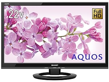 【中古】シャープ 22V型 液晶 テレビ AQUOS LC-22K45-B フルハイビジョン 外付HDD対応(裏番組録画) ブラック