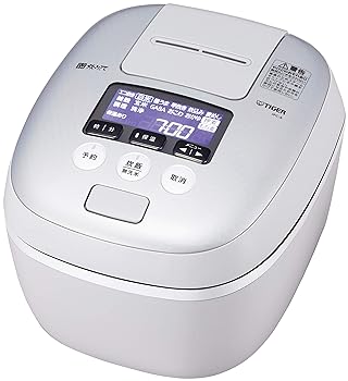 【中古】［非常に良い］タイガー魔法瓶(TIGER) 炊飯器 5.5合 圧力IH 土鍋コーティング 極うま機能付き 炊きたて ホワイトグレー JPC-A101-WH 18,204円
