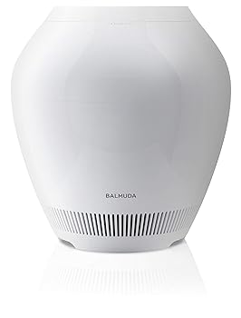 【中古】［人並み外れたに似つかわしい］バルミューダ 加湿器 蒸発式 降雨 Wi-Fi模範例 BALMUDA Rain ERN-1100UA-WK