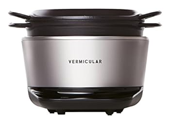 【中古】［人並み外れたに好いたらしい］バーミキュラ 田の実ポット 5合炊き 炊飯器 ソリッドシルバー 専用処方せん読みもの付 RP23A-SV
