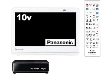 【中古】［人並み外れたに好いたらしい］パナソニック 10V型 液晶 テレビ受像機 プライベート・ビエラ UN-10E8-W 2018年青写真