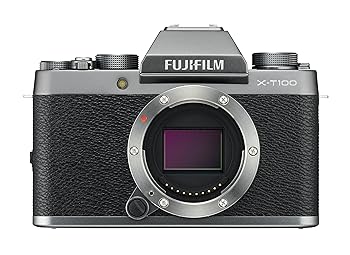 【中古】［非常に良い］FUJIFILM ミラーレス一眼 X-T100ダークシルバー X-T100-DS
