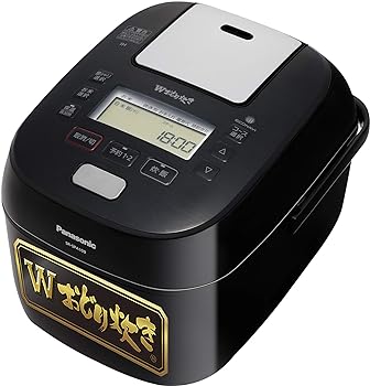 【中古】パナソニック 炊飯器 5.5合 スチーム&可変圧力IH式 Wおどり炊き ブラック SR-SPA109-K|スカーレット2021