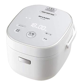 【中古】［非常に良い］SHARP マイコンジャー炊飯器 KS-CF05C-W