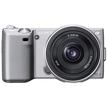 【中古】［非常に良い］ソニー SONY デジタル一眼α NEX-5 薄型広角レンズキット シルバー NEX-5A/S