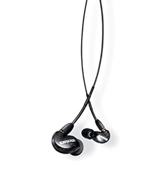 【中古】［非常に良い］SHURE イヤホン SE215/カナル型 ブラック SE215K-J 【国内正規品】 SE215-K