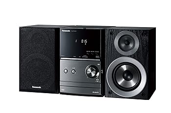 【中古】［人並み外れたに似つかわしい］Panasonic CDステレオ取り合わせ 黒いこと SC-PM500-K