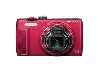 【中古】OLYMPUS デジタル写真機 SH-21 赤いこと 1600万絵素 CMOS 光学12.5倍望遠レンズ 広角24粍 タッチパネル 盛りだくさん固定ディスク映像 SH-21 RED
