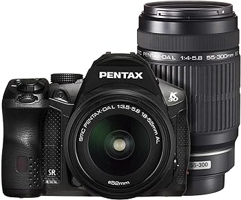【中古】［人並み外れたに好いたらしい］PENTAX デジタル一眼一眼レフ写真機 K-30 ダブルズームキット [DAL18-55粍・DAL55-300粍] 黒いこと K-30WZK BK 15659