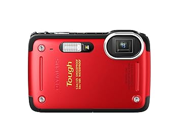 【中古】［非常に良い］OLYMPUS デジタルカメラ STYLUS TG-625 レッド 1200万画素 裏面照射型CMOS 防水5m 耐落下衝撃1.5m 耐低温-10℃のタフ性能 光学5倍ズーム iHSテク｜スカーレット2021