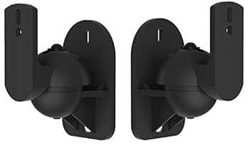 【中古】［非常に良い］VonHaus 万能壁掛けスピーカーブラケット ブラック 2個セット 耐荷重7.7ポンド 回転および角度調整可能｜スカーレット2021