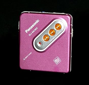 【中古】［人並み外れたに好いたらしい］Panasonic パナソニック SJ-MJ80-P さくら色 携帯型MD電気蓄音機 （MD生まれ変わり専用機/MDウォークマン）