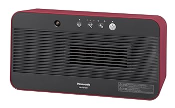 【中古】［非常に良い］パナソニック コンパクトセラミックファンヒーター ひとセンサー付 レッド DS-FTS1201-R