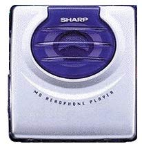 【中古】［人並み外れたに好いたらしい］SHARP せつ然たる MD WALKMAN MDウォークマン 携帯型MD ST50-A