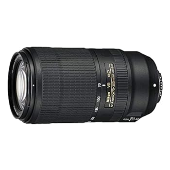 【中古】Nikon AF-P NIKKOR 70-300mm f/4.5-5.6E ED VR 固定ズームデジタル一眼レフカメラレンズ ブラック