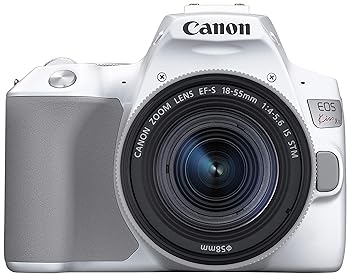 【中古】［人並み外れたに好いたらしい］Canon デジタル一眼一眼レフ写真機 EOS Kiss X10 判定基準望遠レンズ一揃いの道具 白いこと KISSX10WH-1855ISSTMLK
