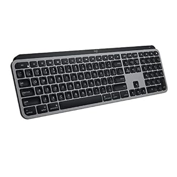 【中古】Logicool(ロジクール) ロジクール アドバンスド ワイヤレス イルミネイテッド キーボード KX800M MX KEYS for Mac 充電式 US配列 bluetooth Unif｜スカーレット2021