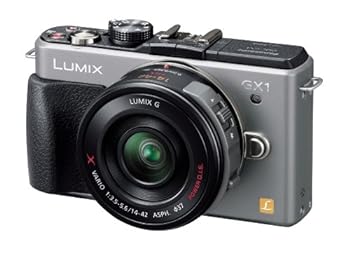 【中古】パナソニック ミラーレス一眼カメラ ルミックス GX1 レンズキット 電動ズームレンズ付属 ブレードシルバー DMC-GX1X-S
