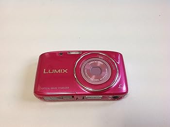 【中古】パナソニック デジタル写真機 ルミックス S2 光学4倍 サクラ色 DMC-S2-P