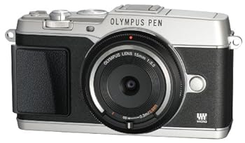 【中古】［非常に良い］OLYMPUS ミラーレス一眼 PEN E-P5 ボディ(ボディキャップレンズ BCL-1580セット) シルバー E-P5 BODY SLV
