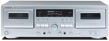 【中古】［非常に良い］TEAC ダブルオートリバースカセットデッキ シルバー W-890RMK2-S