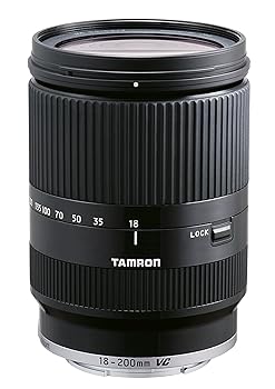 【中古】［人並み外れたに似つかわしい］TAMRON 高倍率望遠レンズ 18-200粍 F3.5-6.3 DiIII VC キヤノンEOS M用 銀鏡レスカメラ EOS M専用 黒いこと B011EM-BLACK