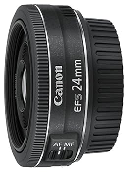 【中古】［非常に良い］Canon 単焦点広角レンズ EF-S24mm F2.8 STM APS-C対応 EF-S2428STM｜スカーレット2021