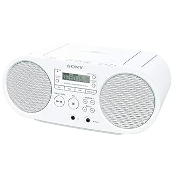 【中古】［非常に良い］ソニー AUX CDラジオ ZS-S40 : FM/AM/ワイドFM対応 ホワイト ZS-S40 W