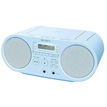 【中古】［人並み外れたに好いたらしい］ソニー CDラジオ受信機 ZS-S40 : FM/AM/広広としたFM相応う 青碧 ZS-S40 L