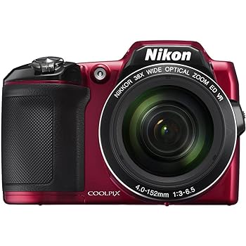 【中古】Nikon COOLPIX L840 デジタル写真機 38倍光学望遠レンズとWi-Fi内蔵 (赤いこと)