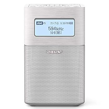 【中古】［人並み外れたに好いたらしい］ソニー(SONY) 養護ホームラジオ受信機 SRF-V1BT : FM/AM/広広としたFM/Bluetooth相応う 白いこと SRF-V1BT W