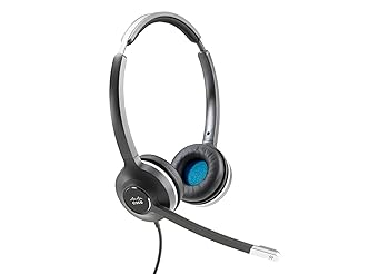 【中古】Cisco Headset 532 有線デュアルオンイヤークイックディスコネクトヘッドセット RJ-9ケーブル付き チャコール 2年間の限定責任保証 (CP-HS-W-532