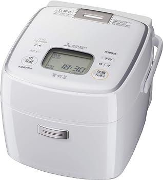 【中古】［非常に良い］三菱電機 IH炊飯器 一人暮らし 日本製 3.5合 備長炭炭炊釜 NJ-SE069-W