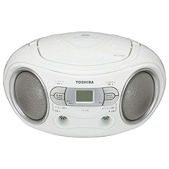 【中古】［非常に良い］東芝 CDラジオ ホワイト TY-C10(W)