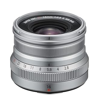 【中古】［非常に良い］富士フイルム(FUJIFILM) X 交換レンズ フジノン 単焦点 広角 コンパクト 16mm F2.8 防塵防滴耐低温 絞りリング シルバー F XF16MMF2.8 R WR S