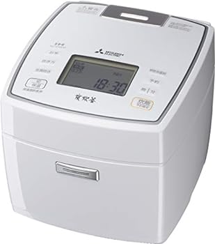 【中古】三菱電機 IH炊飯器 5.5合 日本製 備長炭 炭炊釜 ピュアホワイト NJ-VEA10-W